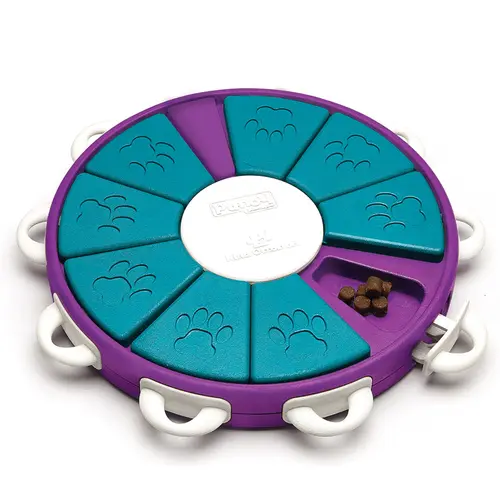 Pour transformer votre jardin:Jeu d'intelligence pour chien coloris multicolore Nina Ottosson Twister niveau 3 - Ø 30,5 cm