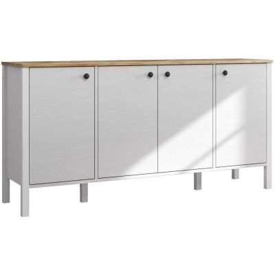Buffet en aggloméré Frannie (Modèle 1 : 4 portes)