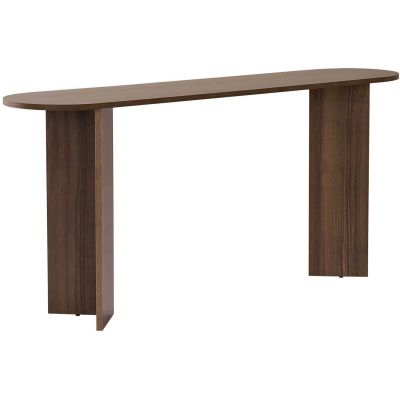Console moderne en aggloméré Sira (Noyer)