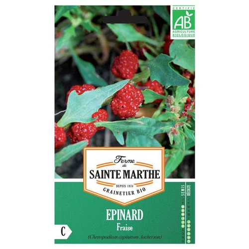 Sélection pour le jardin:Graines d'épinard fraise bio Ferme de Sainte Marthe - graines à semer