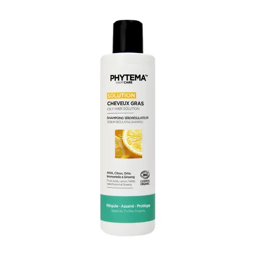 Pour votre projet：Shampoing séborégulateur cheveux gras Laboratoire Phytema - 250 ml