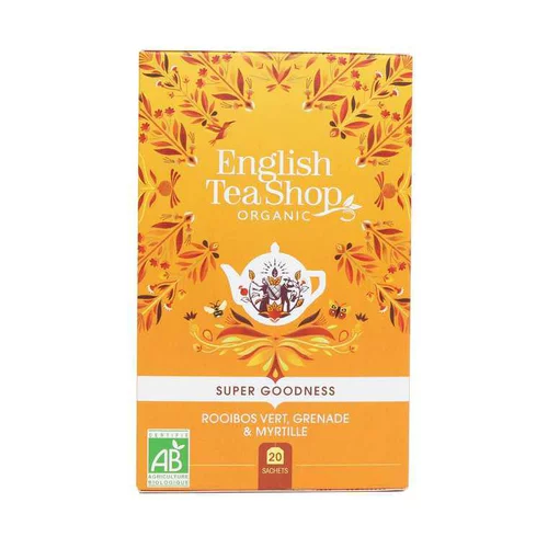 Jardin idée:Rooibos vert, grenade et myrtille bio English Tea Shop - 20 sachets