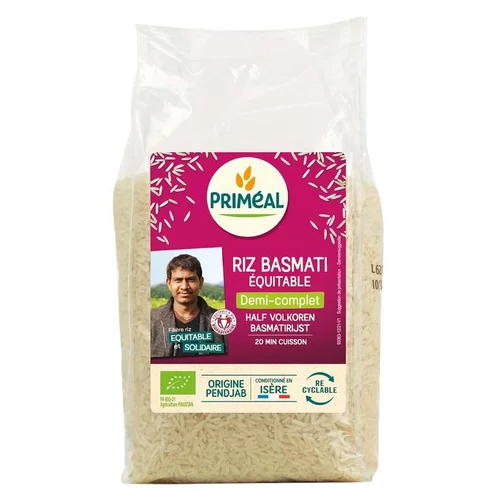 Une sélection pour le jardin：Riz basmati ½ complet bio en sachet de 1 kg