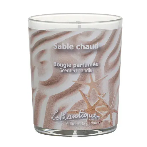 Facile extérieur：Bougie parfumée senteur sable chaud Lothantique - 160 g