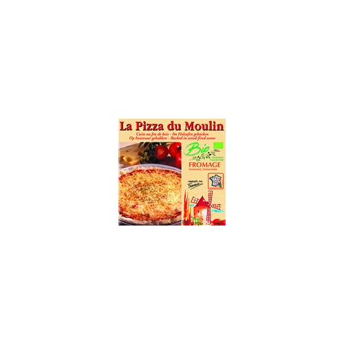 Pour vos jardins：Pizza fromage bio surgelée La Pizza du Moulin - 350 g