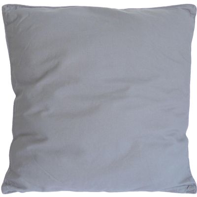 Coussin en coton coloré Salsa 60 cm (Gris Clair)