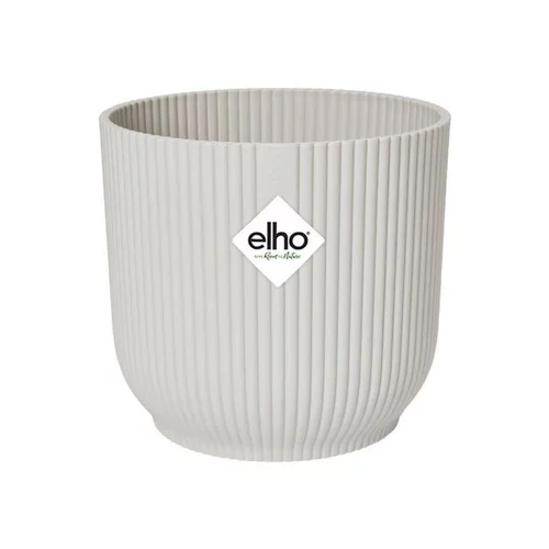 Extérieur confort:Cache-pot blanc soie Elho Vibes fold - Ø 25 cm