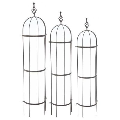 Treillis déco en métal vieilli (Lot de 3)