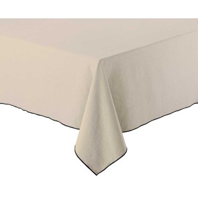 Nappe en coton recyclé Grace 140 x 250 cm (Ficelle)