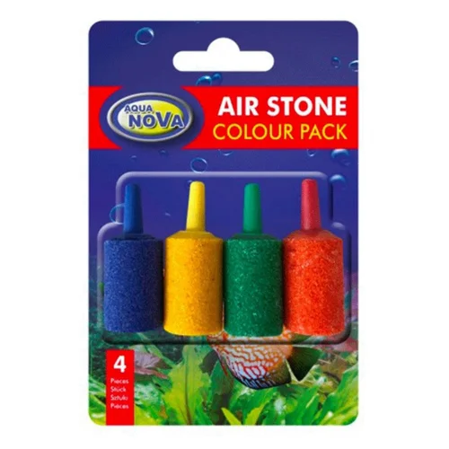 Esprit végétal：Diffuseur à air cylindrique coloré, AQUA NOVA - 2.5x1.5cm, lot de 4
