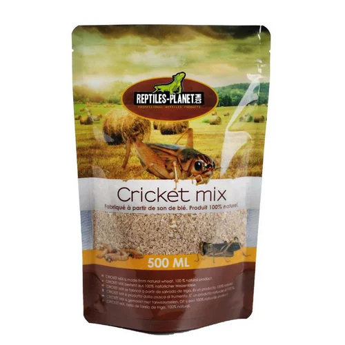 Pour la vie au jardin：Nourriture pour insectes Reptile Planet Cricket mix - 500 ml