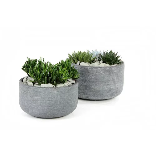 Déco au jardin:Coupe grise gamme Stream Ø 37 cm
