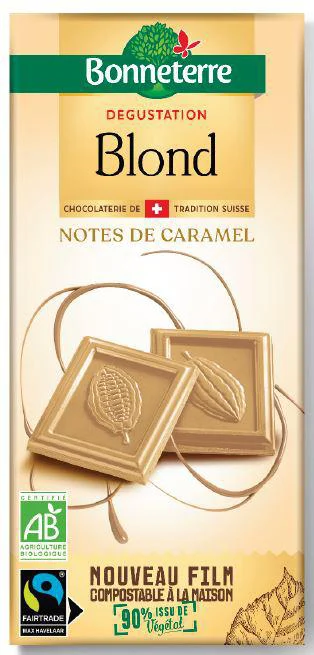 Extérieur durable：Chocolat blond bio Bonneterre - 80 g