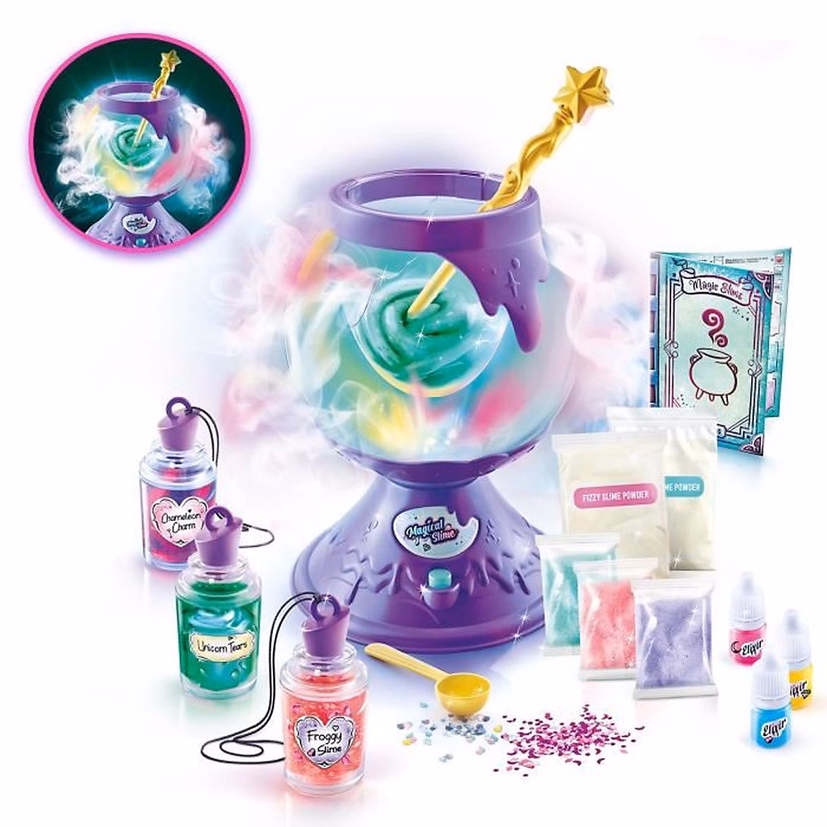 Chaudron magique Canal Toys So Slime – Kit 10 potions phosphorescent et effervescent