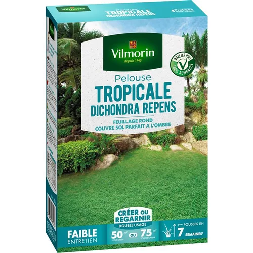 Esprit jardin:Graines de gazon à semer pelouse tropicale dichondra repens Vilmorin - 500 g