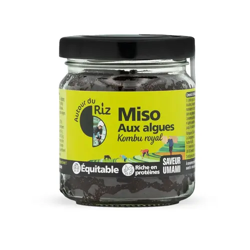 L’allié du jardin:Miso algues pasteurisé Kombu royal bio La compagnie du riz - 200 g