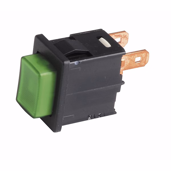 Bouton poussoir L4 N/vert | DIFF pour De Dietrich Chappée – V15804542
