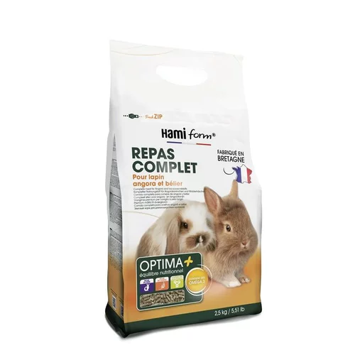 Jardin & nature:Repas premium pour lapin nain à poils longs Hamiform - 2,5 kg