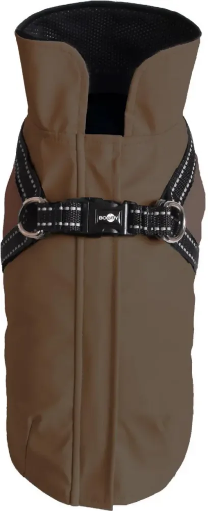 Espace vert sélection：Manteau pour chien en néoprène coloris vert harnais intégré Bobby Tom - taille 38M
