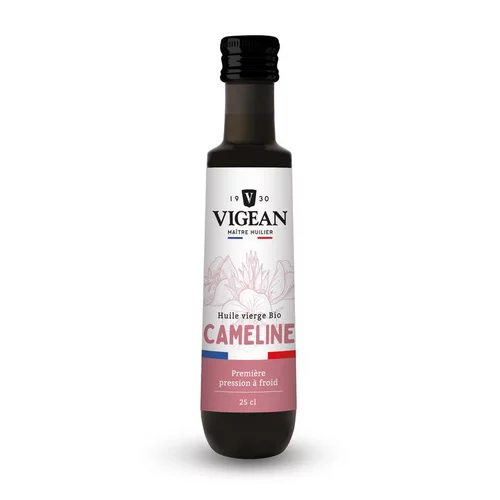 Nature pratique:Huile de cameline bio en bouteille de 25 cl