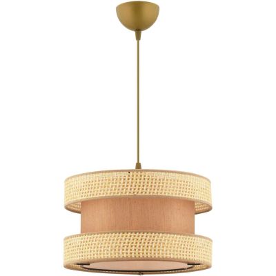 Suspension en coton et métal Halo (Camel et marron)