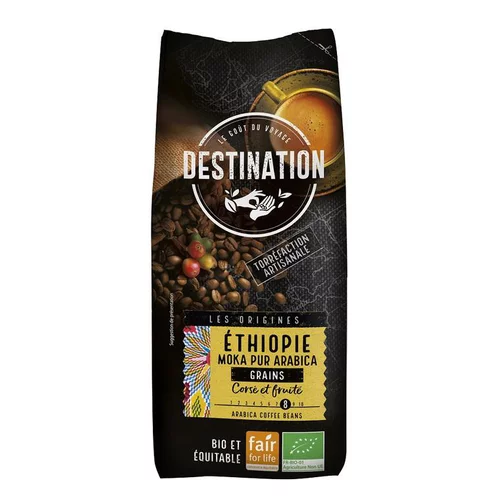 Facile extérieur:Café Ethiopie Moka pur arabica en grains 500g