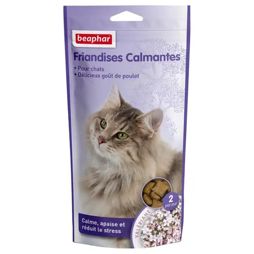 Une sélection pensée pour le jardin：Friandises calmantes pour chat valériane Beaphar - 35 g