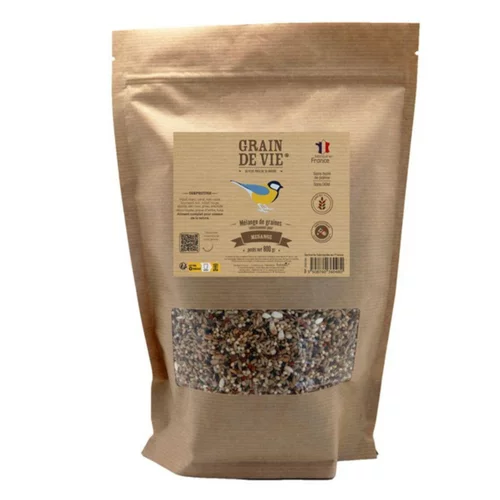 Extérieur pratique：Mélange de graines premium pour chardonnerets Grain de Vie - 800 g