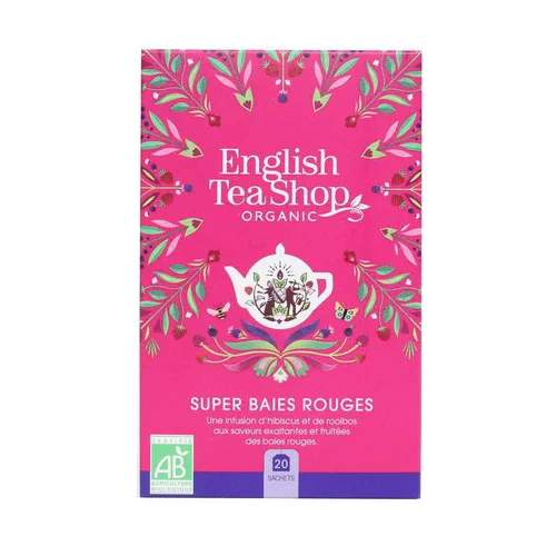Pour votre espace:Infusion Super baies rouges bio English Tea Shop - 20 sachets