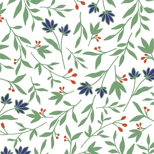 Mieux dehors:Serviette en papier 3 plis motif fleurs Flora - 33 x 33 cm