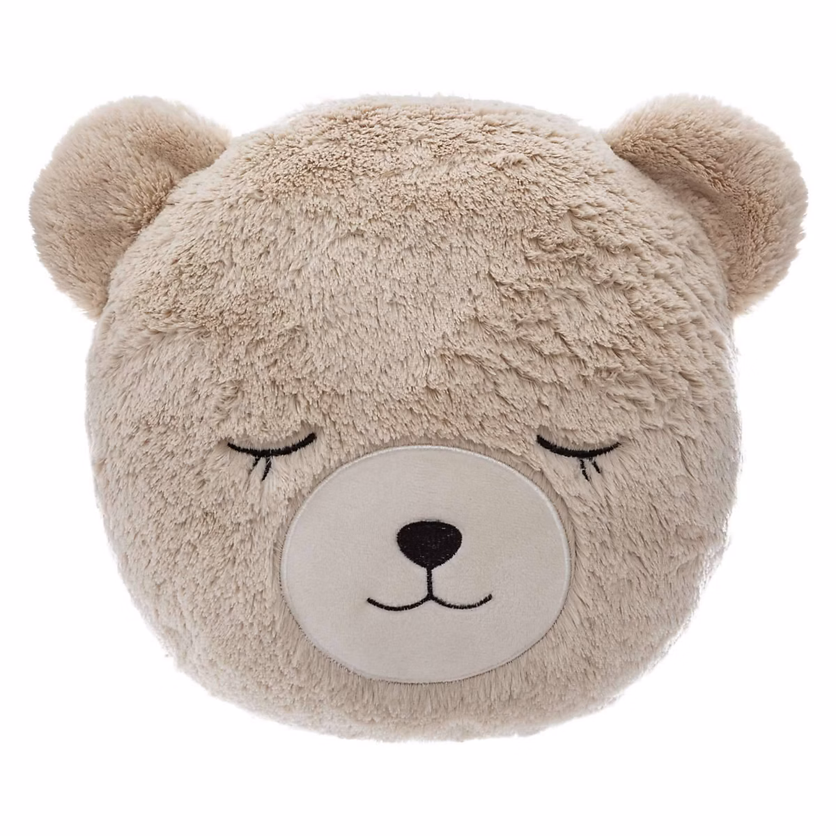 Coussin enfant ourson Beige – H. 10 cm