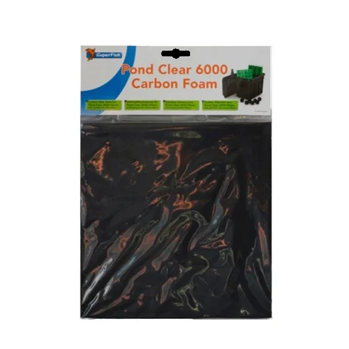Le pratique au jardin：Mousse charbon spécifique pour filtre, SUPERFISH BASSIN - modèle pond clear 6000