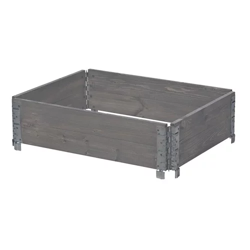 Extérieur durable：Potager modulable gris Estwood - 80 x 60 cm