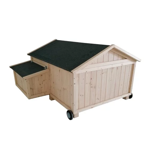 Pour embellir vos extérieurs：Poulailler Cassie mobile de 1,5 m² en bois