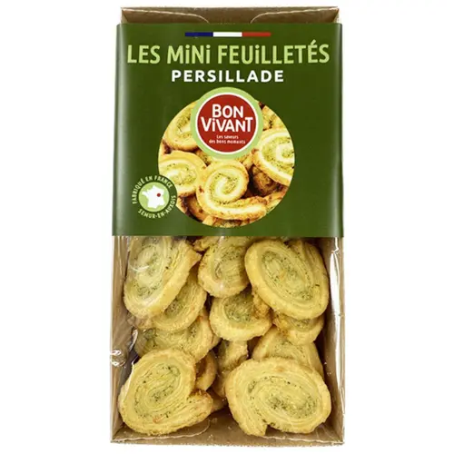 Pour améliorer votre jardin：Biscuits apéritifs escargots à la persillade Bon Vivant - 75 g