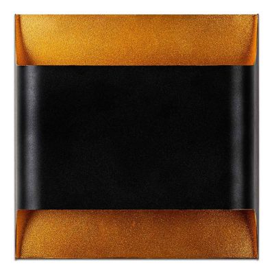 Applique en métal 25 x 25 x 11 cm Bera (Noir)
