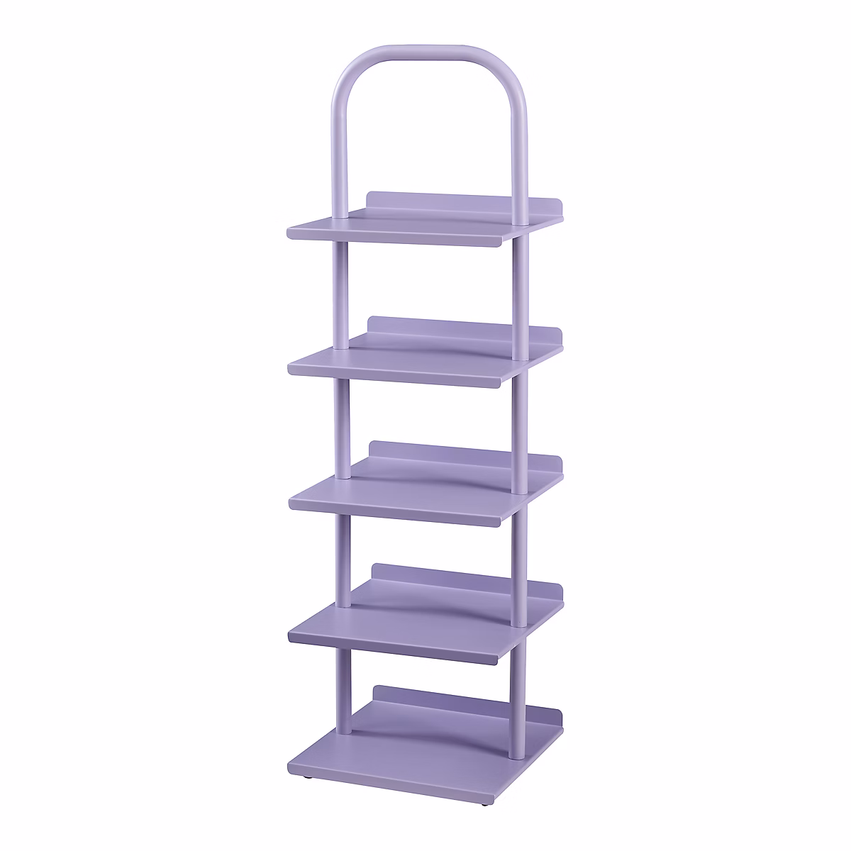 Rangement chaussures – Étagère à chaussures pour enfants Poytya acier violet en.casa