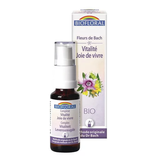 Jardin et idées:Complexe n°2 Biofloral vitalité et joie de vivre en spray de 20 ml