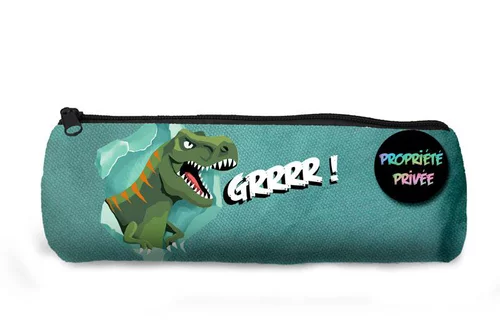 Accessoire au jardin:Trousse t-rex multicolore Editions Cartes D’art - 23 cm