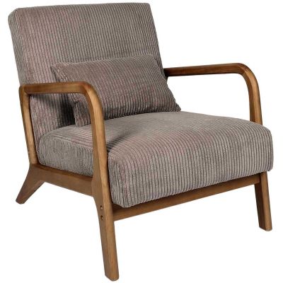 Fauteuil détente en velours côtelé Scott