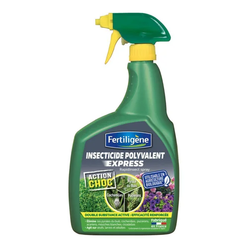 Facile à intégrer au jardin:Insecticide polyvalent express Fertiligène - 750 ml