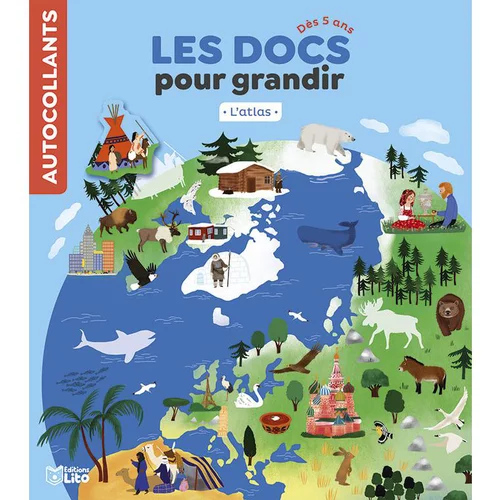 Pour plus de praticité à l’extérieur：Livre documentaire "L'Atlas", Ed LITO