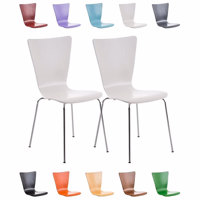 Chaises empilables – CLP | AARON | Métal | Bois | Ergonomique