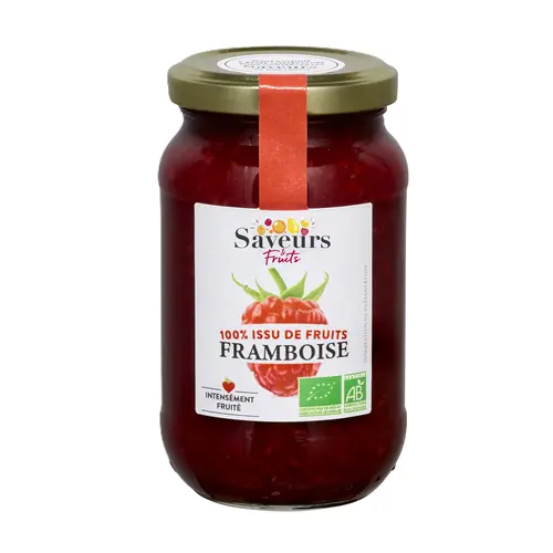Jardin à embellir:Préparation bio 100 % fruits framboise Saveurs Attitudes - 310 g