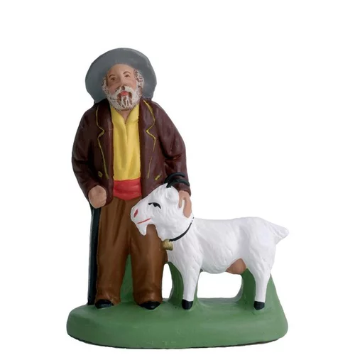 Jardin en extérieur：Homme à la chèvre 7 cm