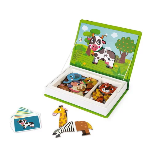 Pour compléter votre espace extérieur:Magnetibook vert Animaux– 3 à 8 ans