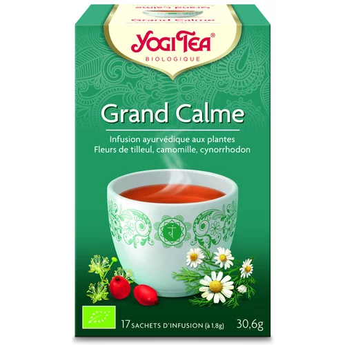 Simple dehors：Yogi Tea Grand calme – La boîte de 17 sachets