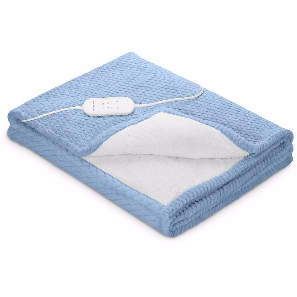 Couverture chauffante reversible MEDISANA HB 415 180 × 130 cm bleu 120 W