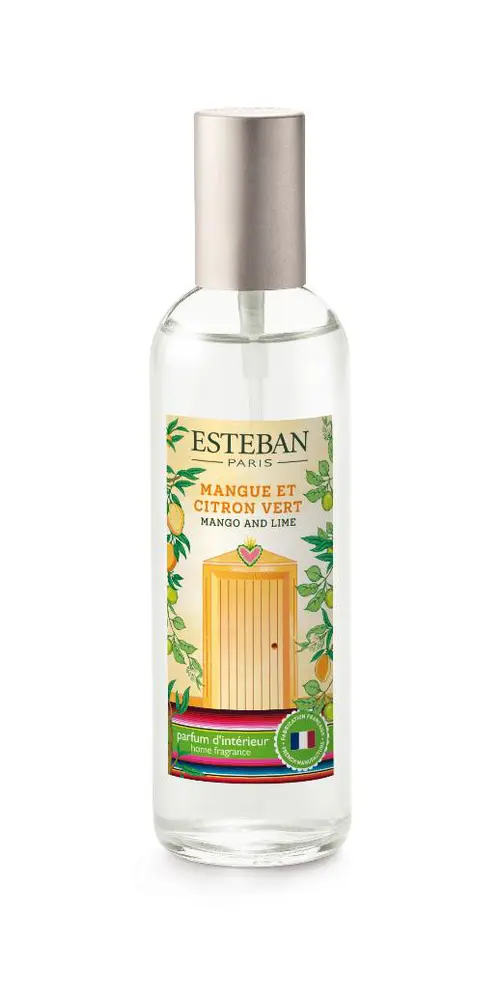 Pour profiter dehors:Vaporisateur senteur mangue et citron vert Esteban - 100 ml