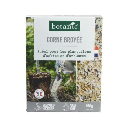 Déco extérieur：Corne broyée en boîte botanic® - 750 g